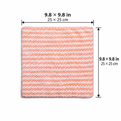 Wave-Weave Reusable Microfiber Cleaning Cloths
