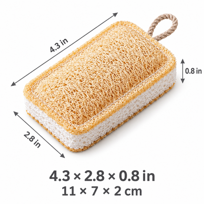 Dish sponge dimensions 11 by 7 by 2 centimeters